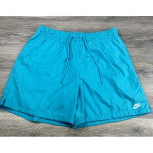 Nike Men's Woven Flow Shorts Teal Size Large NEW